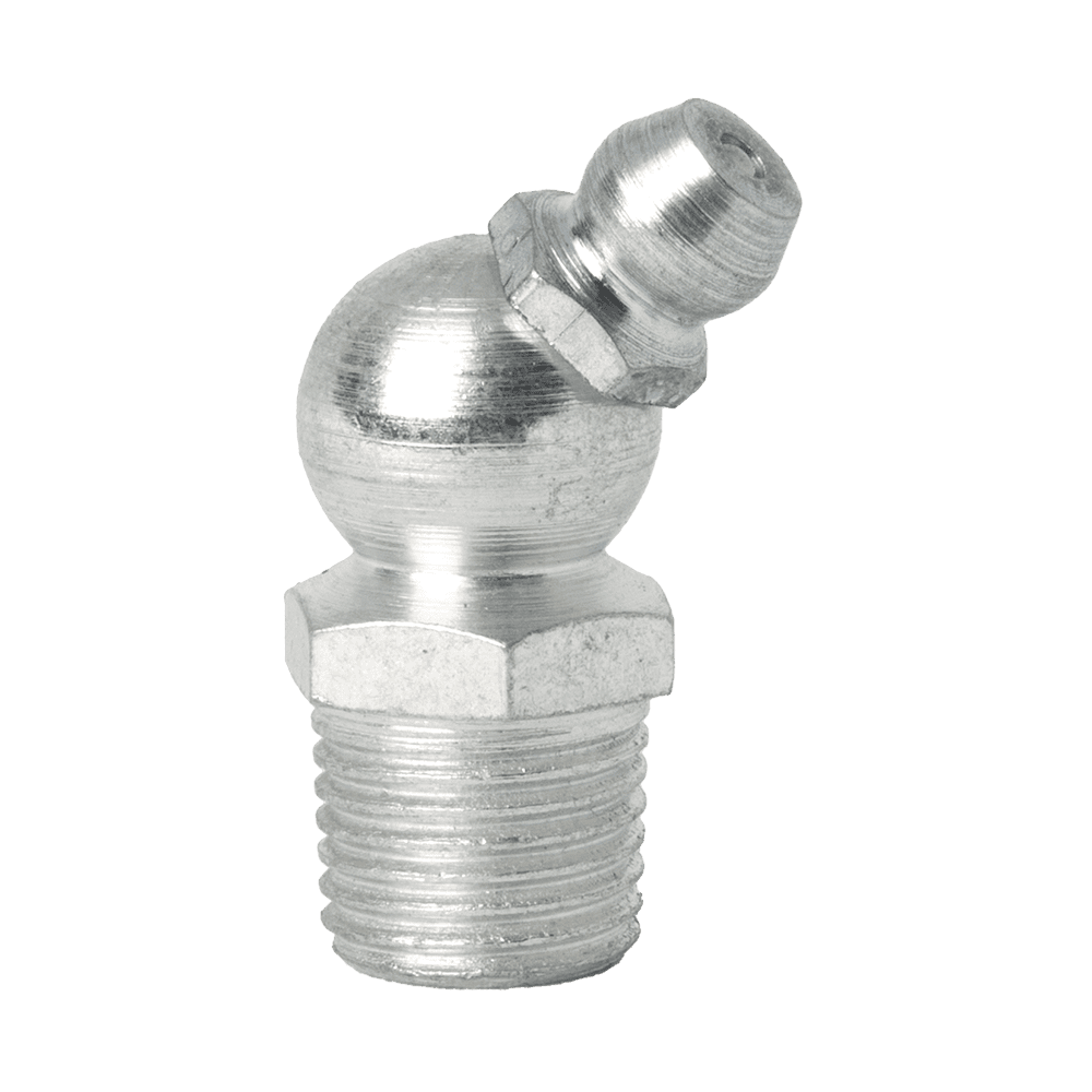 Grease Fitting Straight Conical Nipple M8X1, Metric Grease Fittings, Grease Fittings & Accessories, Service and Repair Parts